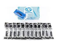 JP-JORPAY Recambios V Board -Recambios Pizarra Blanca Escuela-Recambios Pizarra Blanca Oficinas-Cartuchos Recambios-12 Recambios + 1 Borrador Magnèticos (Lote)