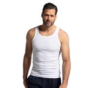 JP1880 Unterhemd Tank Camiseta, Blanco, 6XL Alto para Hombre