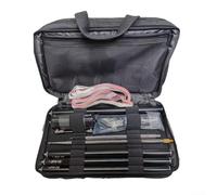 JPC-12 onda corta portátil para gp, 7MHz-50MHz 8 bandas 100W HF vertical para radio jamón, aleación de aluminio ligera con radiales de tierra