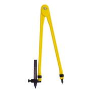 JPC compás plástico 35 cm para cuadro con adaptador amarillo