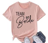 JPHCHSC Camiseta de La Novia española para Mujer, Ropa para Fiesta de Despedida de Soltera 008