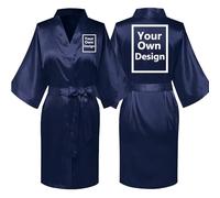 JPHCHSC Personalizadas Robe de novia para dama de honor Personalizadas Tu Foto ó diseño en una novia Kimono con Tú Frase e Imagen para Bodas para Dormi NT02C