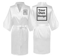 JPHCHSC Personalizadas Robe de novia para dama de honor Personalizadas Tu Foto ó diseño en una novia Kimono con Tú Frase e Imagen para Bodas para Dormi NT02C