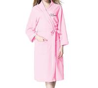 JPHCHSC Personalizado Albornoz Mujer Bata de Baño: Largo Invierno Albornoz Mujer Bata de Baño Albornoz de sauna Albornoz de viaje Albornoz de sauna suave y acogedor