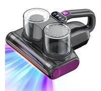 JPHYLL Aspiradora de ácaros para Colchones con Luz UV de 253,7 NM y 16 kPa Aspiradora Antiacaros Calentamiento Cepillo Giratorio Ultrasónica Filtro HEPA Puerto de Succión Ampliado