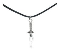 Jpltlvy Colgante de metal inspirado en el anime, modelo de arma, accesorio multiusos, regalo para entusiastas del anime