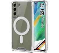 JProtect Funda Magnética para Samsung Galaxy S21 FE - Magsafe - Transparente - Resistente a los Golpes