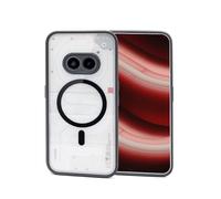 JProtect Funda magnética para teléfono móvil Nothing Phone 2a / 2a Plus para Magsafe negro/resistente a los golpes Nothing 2a Funda para MagSafe Black/Transparente Case para Nothing Phone 2a / 2a+