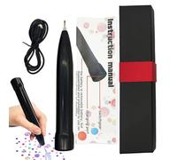 JPSDOWS Bolígrafo para con diamantes, bolígrafo aspirador de arte con diamantes, herramienta automática para aficiones creativas para familia, mujeres, hombres, niños, niñas, madre y niños