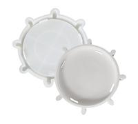 JPSDOWS Molde de Bandeja de Silicona | Molde de Bandeja de Almacenamiento, Moldes de Cemento de Diseño de Timón Artesanal para Decoraciones de Decoración de Habitación Fusión
