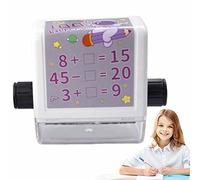 JPSDOWS Sellos matemáticos para niños | enseñanza Suma y resta - Dentro 100 Preguntas sobre la enseñanza Matemáticas, Sellos para Escolar para la Escuela