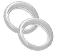 JPshop - 2 juntas grandes para cafeteras compatibles con Mokona Bialetti