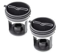 JPshop - 2 piezas Filtro lavadora bomba de desagüe compatible con Ariston - Indesit - Código 00045027