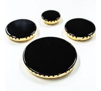JPshop - Kit de 4 coronas de latón adaptable a placa de cocina de gas compatible con Ariston con platillos de llama