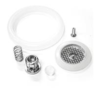 jpshop - Kit de mantenimiento junta grande + junta pequeña + filtro con tornillo + muelle + hongo + válvula compatible con Mokona Bialetti