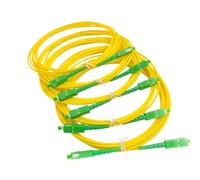 JPVLCNDJ Cable de fibra óptica SC/APC SM, 50 unidades, cable de extensión for interiores, convertidor simplex, cable de conexión, cable de extensión de 1 m, 2 m y 3 m.(50PCs 3m)