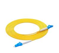 JPVLCNDJ Puente de fibra óptica LC-LC 10 Uds 1-30m cable de conexión monomodo 20M 15M 10M cable de extensión simple FTTH P-fibra(LC-LC 5m 10pcs)