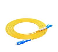 JPVLCNDJ Puente de fibra óptica LC-SC 10 Uds 1m-30m cable de conexión monomodo 20M 15M 10M cable de extensión simple FTTH(LC-SC 50m 1pc)