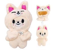 JPWPFAA Llavero de Stray Kids Skzoo, Colgante de Peluche de Skzoo de 10 cm, Muñeco de Peluche de Dibujos Animados SKZ, Fans de Stay, Parejas Cumpleaños, Apto para Mochilas y Bolsos (F)