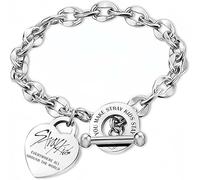 JPWPFAA Stray kids pulseras, SKZ Pulsera unisex de moda con colgante de plata en forma de corazón, Straykids Perfecto para Fans y Regalos