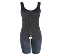 JPXJGT Fajas Colombianas Hombre Shapewear Bodysuit Moldeadora Adelgazante Cintura(Black,L)