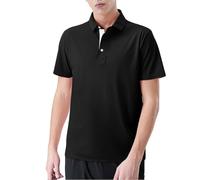 JPXJGT Hombre Polo Camisetas Manga Corta Secado Rápido Respirable para Running Gimnasio (Size:2XL,Color:p> '/P> 'Grey'> gris)