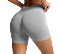 JPXJGT Mujer Shorts Correr Mallas Deporte Cortas Leggings para Fitness Yoga Workout(Size:2XL,Color:gris)