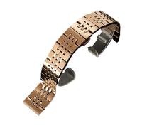 JPXXFM 1213141516171819202122 23 24mmSolid Steel Strap Flat/Cruved End Band Universal Bracelect