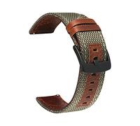 JPXXFM 20 22mm Leather Watch Band Straps For Forerunner 245/645/158/745/55 Bracelet For Venu 2 Vivoactive 3/4 Watchband