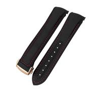 JPXXFM 20 mm de 21 mm 22 mm Pulsera de reloj para 300 600 600 planeta Océano plegable Correa de hebilla Nylon Silicona Fluorine Reloj de goma