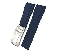 JPXXFM 21mm 22mm Black Red Blue Rubber Watchband For DEEPSEA Sea-Dweller Submariner 41mm Diving Waterproof Silicone Watch Strap