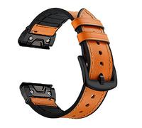 JPXXFM 22/26mm Leather Strap For Fenix 6/6X Pro Replacement Quick Release Watchband For Fenix 5/5X Plus/MK 1 Smart Watch Band