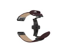 JPXXFM 22 26mm Nylon Watch Strap For Fenix 6 6X Pro 5X 5 Plus 3HR 935 945 6S 5S Butterfly Buckle Genuine Leather Band