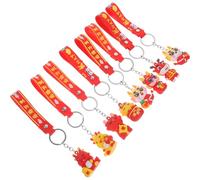 JPXXFM 8pcs Dragon Keychain Decoración colgante de bolsas únicas para el año del colgante del zodiaco Los diseños presentes de los presentes incluyen dragones para una mejor fiesta