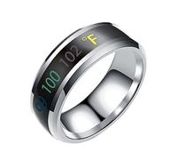 JPXXFM Anillo de cambio de temperatura clásico y elegante para parejas anillo digital de dedo adecuado para ocasiones diarias y especiales