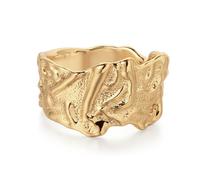 JPXXFM Anillos chapados para mujeres Anillos apilables de moda simples regalos de joyas de dedo con dedo trenzado CZ para chicas adolescentes