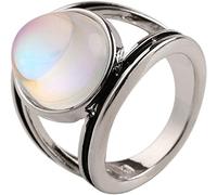 JPXXFM Anillos para mujeres Teen S, Fashion Women Big Oval Multicolor Faux Moonstone Ring Jewelry Decor Regalo, regalos del día de la madres, regalos para mujeres.