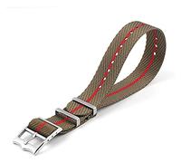 JPXXFM Biwan Little Red Flower Biwan Little Tudor Bracelet - Pulsera de nylon trenzada Jacquard - 20 mm x 22 mm