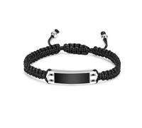 JPXXFM Brazalete de urna de cremación ajustable para cenizas para ser querido, siempre en mi corazón trenzada urna pulsera joyas para mujeres hombres