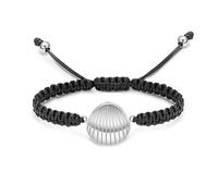 JPXXFM Brazalete de urna de joyas de cremación para cenizas para mujeres hombres con pestañas marinas Memorial ajustable pulsera de ceniza de ceniza urna Silver