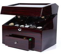 JPXXFM Caja automática para relojes con 4 posiciones de bobinador de relojes y 6 espacios de almacenamiento de pantalla para hombres y mujeres. Es tan amable de ti