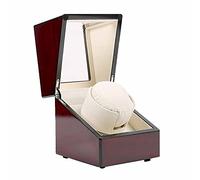 JPXXFM Caja de almacenamiento, soporte para reloj, bobinador de madera, cadena de madera, agitador automático de un solo santo, exhibición de regalo