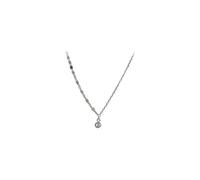 JPXXFM Colgante de cristal de plata esterlina collar de cadena irregular accesorios de joyas de boda ligeras