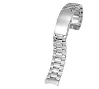 JPXXFM Correa de reloj de acero inoxidable plateado de 20 mm 316L para una nueva banda de vigilancia de 300 planetas para hombres para hombres.