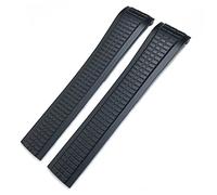 JPXXFM Correa de reloj Patek Philippe 5164A 5167A Aquanaut Philippe Series con hebilla de mariposa, goma flúora colorida de 21 mm