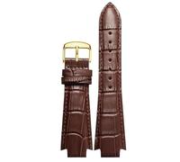 JPXXFM Cowhide Leather Watchband for Tissot 1853 T60 series T60.1513 581 L875/975K Convex End Bracelet