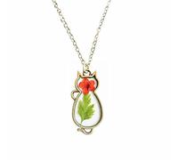 JPXXFM Dried Flower Handmade Drop Glue Cute Little Cat Styling Retro Children's (C, One Size)