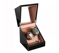 JPXXFM Enrollador de reloj individual para relojes automáticos con cubierta de cristal totalmente transparente: velocidad ajustable, 4 modos de control y tapa abierta/parada presente