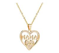 JPXXFM Girls Day Gift Chaped Micro Inset Circon en forma de gato a juego de mamá