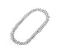 JPXXFM Jewelry Accessories Miami - Cadena de hip hop extra brillante para hombre, 15 mm de ancho, collar de eslabones cubanos grandes con hielo para hombre, pulgadas, caja incluida decoraciones